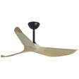 Ventilador de techo AJP Garden negro madera clara 3 palas Ø132cm 16037 — vista 1