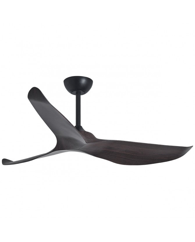 Ventilador de techo AJP Garden negro madera oscura 3 palas Ø132cm 16038