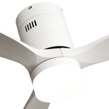 Fabrilamp Aguilón Ventil 18w Dc Aguilon blanco 3 Aspas Blancas 5 Velocidades C/remoto Temporizador 34x132 D 128291301