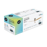 Ventilador de techo Fabrilamp Aguilón LED níquel haya 3 palas motor DC 3000-6000K Ø132cm 20W — vista 4