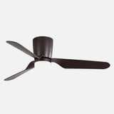 Ventilador de techo Fabrilamp Kochi LED marrón 3 palas motor DC 3000-6000K Ø132cm 18W — vista 2