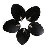 Ventilador de techo Fabrilamp Chaw LED níquel negro 5 palas motor DC 3000-6000K Ø132cm 24W — vista 5