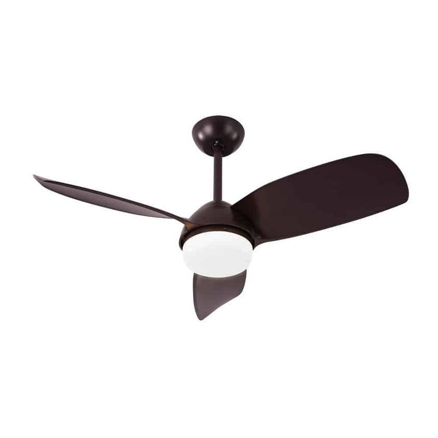 Fabrilamp Haur Ventilador 24w Dc marrón 3 Asp.6 Veloc.107d 2 Tijas C/remoto, Memoria y Temp.3000-4000-600k 173391302