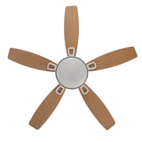 Ventilador de techo Fabrilamp Braw LED blanco haya 5 palas motor DC 3000-6000K Ø106cm 30W — vista 5