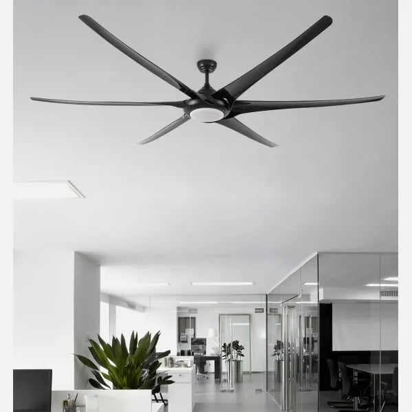 Ventilador Fabrilamp Moncayo blanco detalle