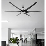 Fabrilamp Moncayo Ventilador techo DC 6 palas negro 30W 198cm 181691609