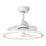 Ventilador de techo con luz Fabrilamp Chom LED blanco 3 palas motor DC Ø62cm 110W — vista 3
