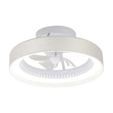 Ventilador de techo con luz AJP Arco LED blanco lino tostado 5 palas 3000-6500K Ø50cm 40W 16031 — vista 3