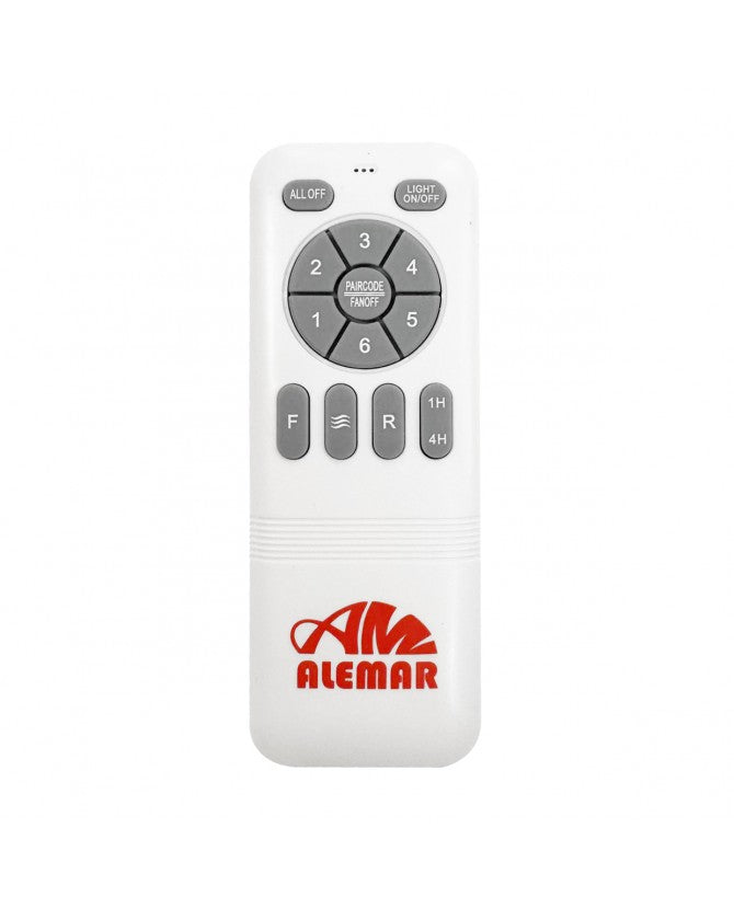Ventilador de techo retráctil con luz AJP Auron LED blanco 3 palas 3000-6500K Ø50cm 54W 16019