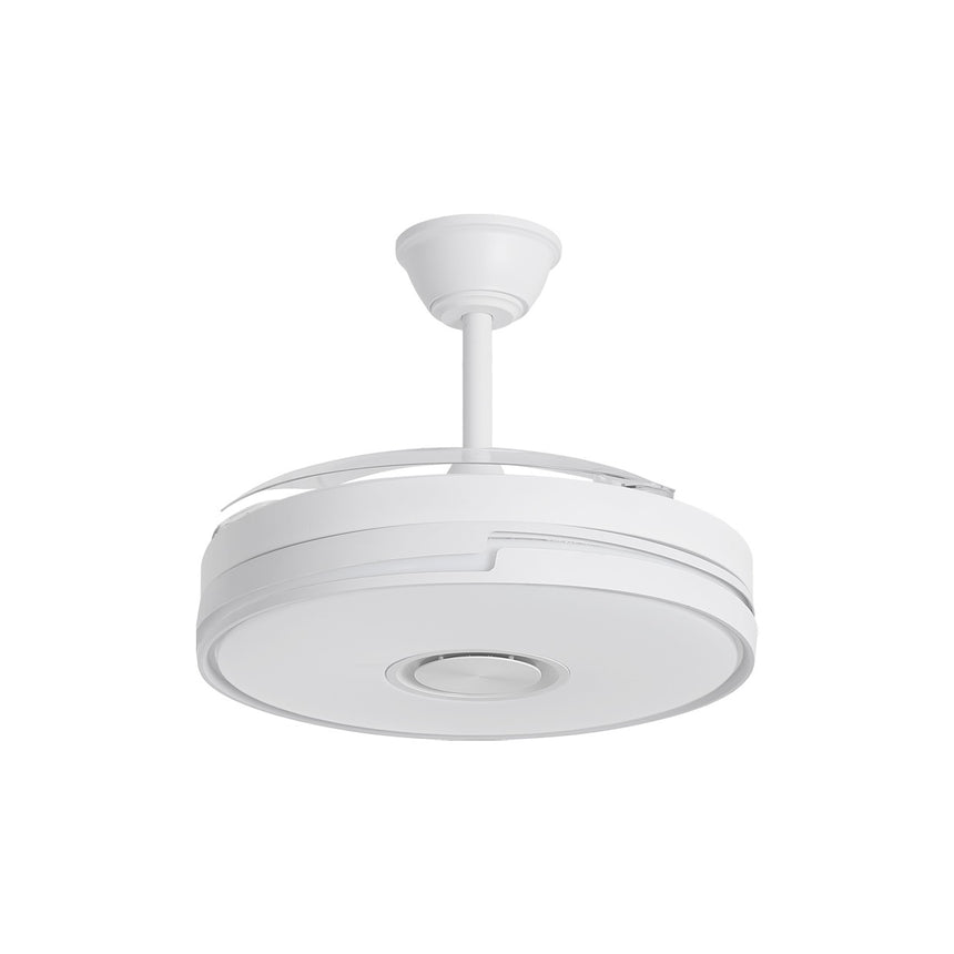 Ventilador de techo retráctil con luz AJP Auron LED blanco 3 palas 3000-6500K Ø50cm 54W 16019 — vista 4