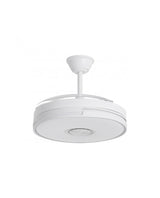 Ventilador de techo retráctil con luz AJP Auron LED blanco 3 palas 3000-6500K Ø50cm 54W 16019