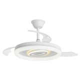 Ventilador de techo retráctil con luz AJP Bribón LED blanco 3 palas 3000-6500K Ø50cm 68W 16023 — vista 6