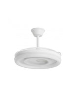 Ventilador de techo retráctil con luz AJP Bribón LED blanco 3 palas 3000-6500K Ø50cm 68W 16023
