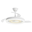 Ventilador de techo retráctil con luz AJP Bribón LED blanco 3 palas 3000-6500K Ø50cm 68W 16023 — vista 1