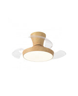 Ventilador de techo retráctil con luz AJP Cabrio LED blanco 3 palas 3000-6500K Ø30cm 18W 16027