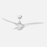 Ventilador de techo Fabrilamp Canea LED blanco 3 palas motor DC 3000-6000K Ø134cm 24W — vista 2