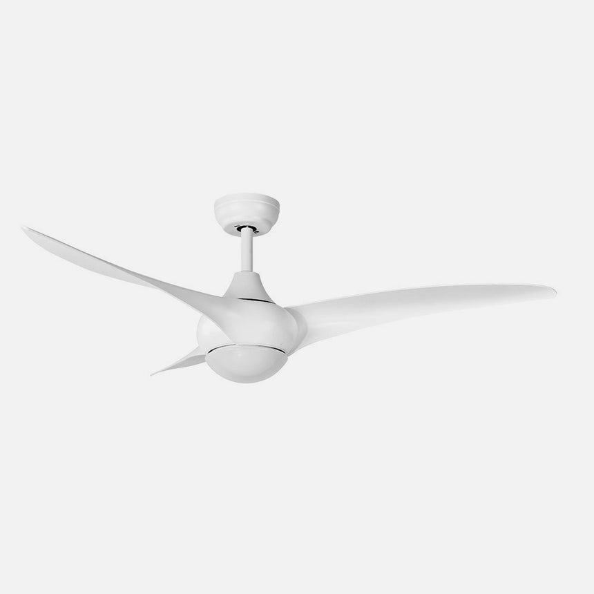 Ventilador de techo Fabrilamp Canea LED blanco 3 palas motor DC 3000-6000K Ø134cm 24W — vista 2