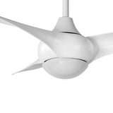 Ventilador de techo Fabrilamp Canea LED blanco 3 palas motor DC 3000-6000K Ø134cm 24W — vista 4