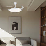 Ventilador de techo retráctil con luz AJP Creta LED blanco 4 palas 3000-6000K 30W 16026 — vista 2