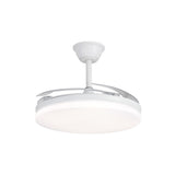 Ventilador de techo retráctil con luz AJP Creta LED blanco 4 palas 3000-6000K 30W 16026 — vista 4