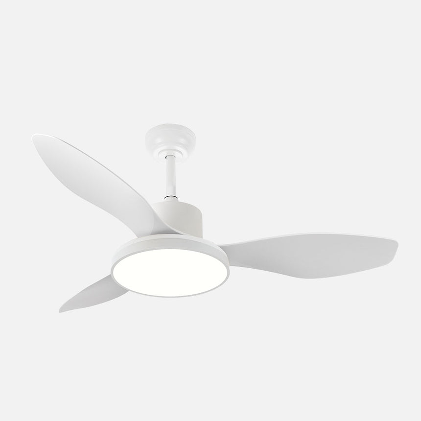 Ventilador de techo Fabrilamp Mandala LED blanco 3 palas motor DC 3000-6500K Ø120cm 48W — vista 2