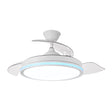 Ventilador de techo retráctil Fabrilamp Cacique LED blanco 3 palas motor DC 3000-6500K Ø107cm 59W — vista 1