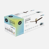 Ventilador Fabrilamp Aguilón cuero ambiente