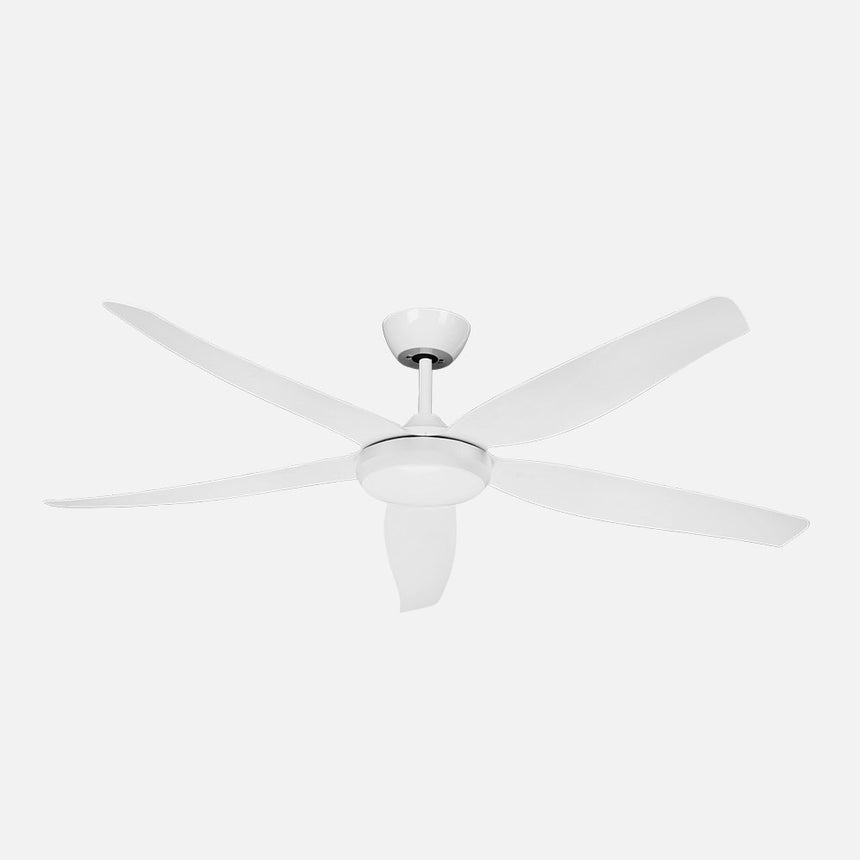 Ventilador de techo Fabrilamp Altea LED blanco 5 palas motor DC 3000-6500K Ø142cm 24W — vista 1