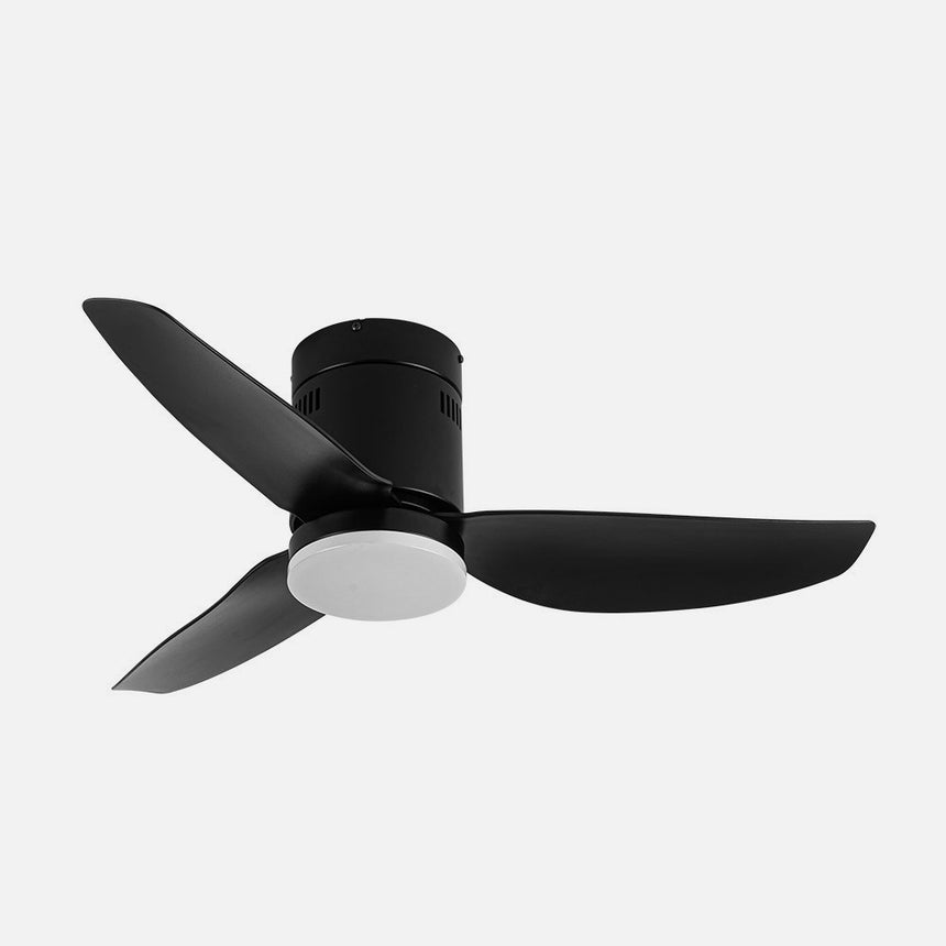 Ventilador de techo Fabrilamp Borax LED negro 3 palas motor DC 3000-6500K Ø101cm 20W — vista 2