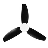 Ventilador de techo Fabrilamp Borax LED negro 3 palas motor DC 3000-6500K Ø101cm 20W — vista 4