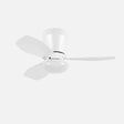 Ventilador de techo Fabrilamp Cain LED blanco 3 palas motor DC 3000-6500K Ø62cm 15W — vista 1
