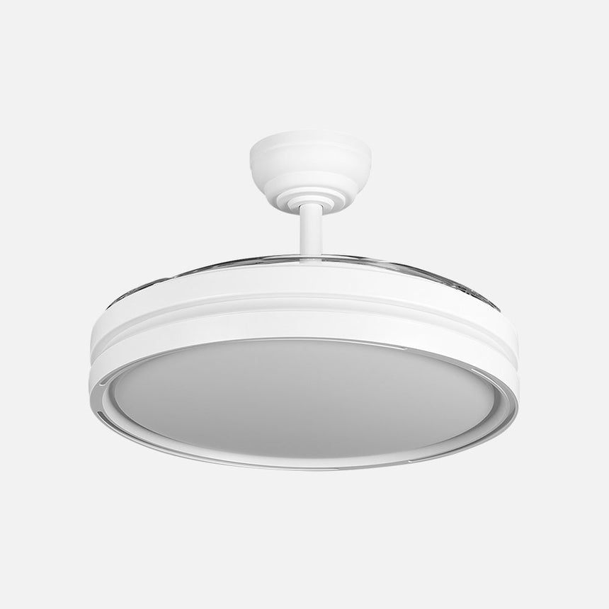 Ventilador de techo retráctil Fabrilamp Capitan LED blanco 3 palas motor DC 3000-6500K Ø107cm 60W — vista 2