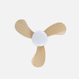 Ventilador de techo Fabrilamp Enoc LED blanco haya 3 palas motor DC 3000-6500K Ø58cm 15W — vista 2
