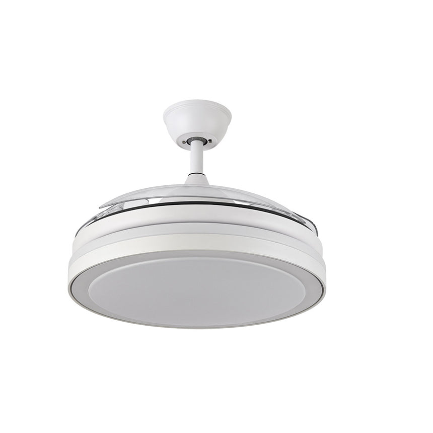 Ventilador de techo retráctil Fabrilamp Esparta LED blanco 3 palas motor DC 3000-6000K Ø107cm 59W — vista 2