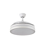 Ventilador de techo retráctil Fabrilamp Esparta LED blanco 3 palas motor DC 3000-6000K Ø91cm 59W — vista 2