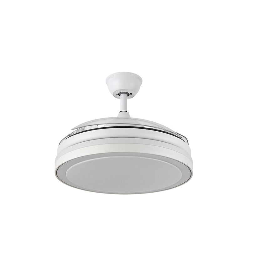Ventilador de techo retráctil Fabrilamp Esparta LED blanco 3 palas motor DC 3000-6000K Ø91cm 59W — vista 2