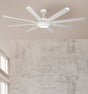 Ventilador de techo Fabrilamp Grado LED blanco 8 palas motor DC 3000-6500K Ø198cm 30W — vista 1