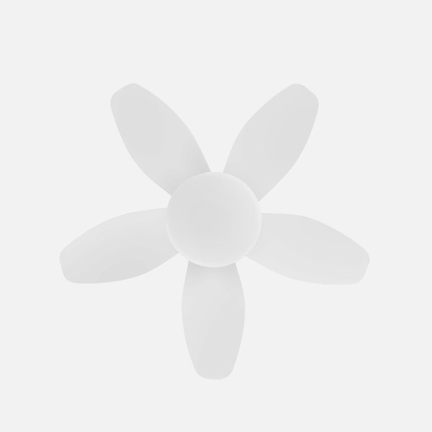 Ventilador de techo Fabrilamp Haran LED blanco 5 palas motor DC 3000-6500K Ø62cm 15W — vista 2