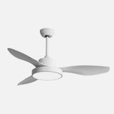Ventilador de techo Fabrilamp Hayate LED blanco 3 palas motor DC 3000-6000K Ø97cm 24W 128599301