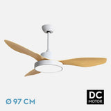 Fabrilamp VENT.HAYATE BL/HAYA DC 3P 24W M/D EUR128599368