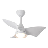 Ventilador de techo Fabrilamp Jaguar LED blanco 3 palas motor DC 3000-6500K Ø96cm 30W — vista 3