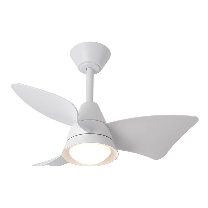 Ventilador de techo Fabrilamp Jaguar LED blanco 3 palas motor DC 3000-6500K Ø96cm 30W — vista 3