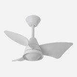 Ventilador de techo Fabrilamp Jaguar LED blanco 3 palas motor DC 3000-6500K Ø96cm 30W — vista 2