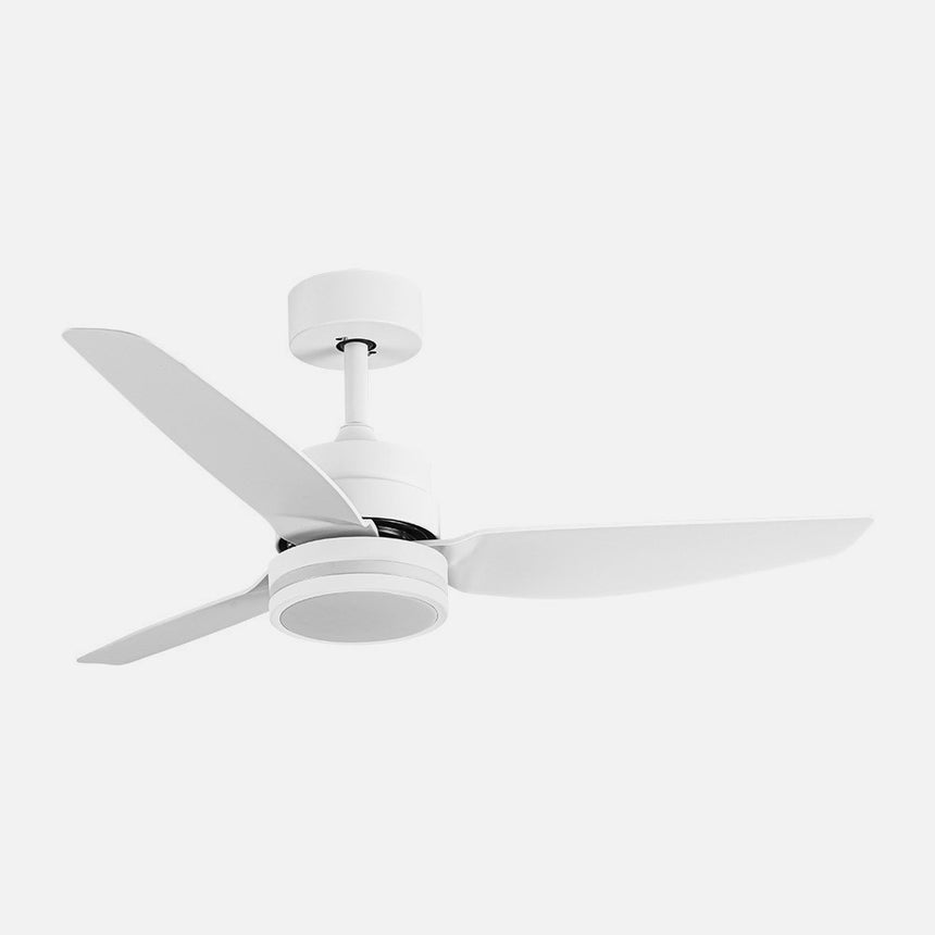 Ventilador de techo Fabrilamp Jarama LED blanco 3 palas motor DC 3000-6500K Ø112cm 20W — vista 2