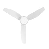 Ventilador de techo Fabrilamp Jarama LED blanco 3 palas motor DC 3000-6500K Ø112cm 20W — vista 4