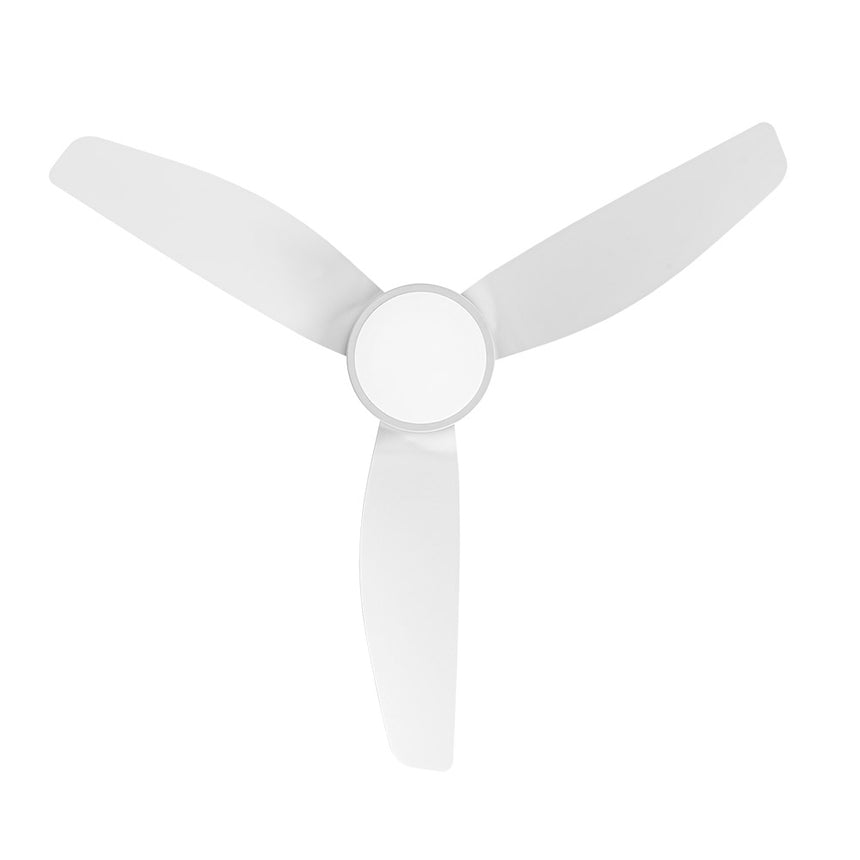 Ventilador de techo Fabrilamp Jarama LED blanco 3 palas motor DC 3000-6500K Ø112cm 20W — vista 4