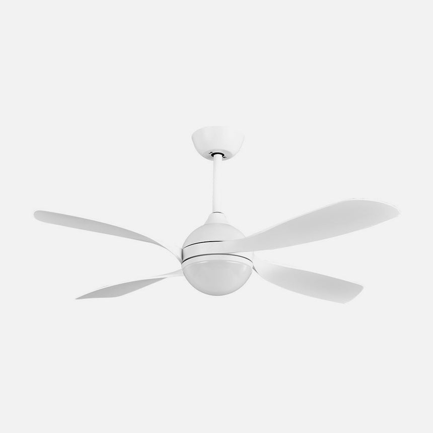 Ventilador de techo Fabrilamp Livorno LED blanco 4 palas motor DC 3000-6000K Ø132cm 30W — vista 2