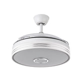 Ventilador de techo retráctil Fabrilamp Matanuska LED blanco 3 palas motor DC 3000-6000K Ø108cm 72W — vista 3