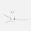 Ventilador de techo Fabrilamp Montiel LED blanco 3 palas motor DC 3000-6500K Ø106cm 18W — vista 1