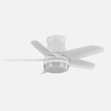 Ventilador de techo Fabrilamp Neutron LED blanco 5 palas motor DC 3000-6000K Ø91cm 24W — vista 2
